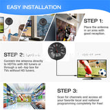 Circular Clock HDTVantenna Indoor Digital TV-Antenna High Definition TV Antenna