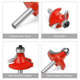 24pcs Woodworking Milg 6mm Shank Trimming hine Fillet Chamfer Slotting Cutter Router Bit Set Carpentry Accessory