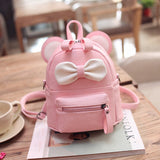 Girl Cartoon Diagonal School Bag Children Cute Bow Small Backpack