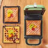 Multifunctional Electric Toaster - Make Sandwiches, Waffles, Roast Meat, and Omelettes