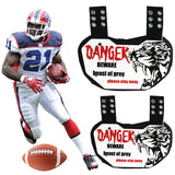 Plate Football Backplate Hard Shell Lower Back High Impact Padding Shoulder Pad for Outdoor Sports