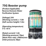 24V 75G 100G Pure hine Diaphragm Booster Self-priming Household Purifier Water Pump Copper Motor Universal