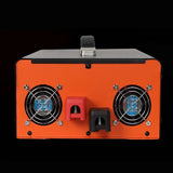 8000W Pure Sine Wave Inverter--12V/24V/48V/60V/72V/96V Converter for Home, RV and Off-Grid Solar Systems+2 AC Outlet & LED Light