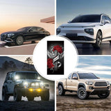 B Stickers Rose Graffiti Window Pillar Decals Decor Artistic Sense Auto Personality Sticker For B-Pillar Dimensions