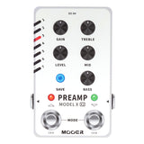 Mooer Preamp X2 Pedal Guitar Multieffect Processor Electric Dual-Channel Digital Preamp Pedal with 14 Preset Slots Effect Pedal