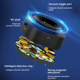 Magnetic Phone Holder 360° Rotation Car Vacuum Adsorption Bracket USB Rechargeable for Smartphones 4.7Inch+