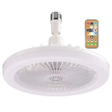 30W Aromatherapy with Light E27 Lamp Cap Wireless Remote Control Silent Ceig Fan for Bedroom Living Room Kitchen