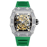 Diamond Fashion Watch Men Brand ONOLA Luxury Hollow Full Automatic Mechanic Watches Man Waterpoor Montres Pour Hommes Clock
