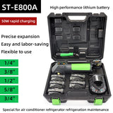 Tube DSZH ST-E800A Lithium Battery Expander Flaring Air Conditioning Copper Pipe Expansion Tool