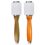 Carving Hammer, DIY Leather Craft Mallet, Cowhide Sewing Rod, Plastic Straight Wood Handle 8.26 Inches A
