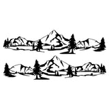 New Mountain Forest Totem Decoration Car Refitting Garland Pine Tree Pattern Side Door Body o Vehicle Sticker