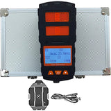 4 In 1 Monitor, Rechargeable Detector Air Quality Tester, High Accuracy Sound Light Vibration Alarm LCD Display