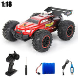 2024 New 2.4G 1:18 RC Remote Control High-Speed Off-Road Vehicle Model Climbing Drift Racing Car Boy Toy Gifts
