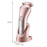 3 In 1 Women's Epilator Electric Remover For Women Painless And Effective Facial Hair Removal Home Razor Shaver Tool