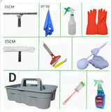 Sundries Plastic Portable Tool Box Storage Multifunctional Grocery Basket Household Cleaning Tools