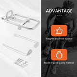14inch Folding Bike Racks Aluminum Alloy Front Lage Carrier Bicycle Cargo Rack Sier