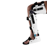 Medical Adjustable Knee Fixed Brace Joint Leg Orthotics Support Protector Stabilizer Fracture Fix Rehabilitation Left