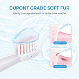 Multifunctional Electric Adult USB Sonic Soft Bristle Toothbrush Portable Household Beauty Cleansing Instrument