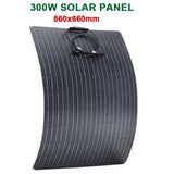 600W 300W Solar Panel+60A Controller 18V Flexible Monocrystale Solars Cell Power Charge for Outdoor Camping Yacht Car RV Boat
