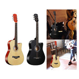 38" Acoustic Musical Guitar 6 Strings Clear Sound Professional Durable Full and