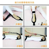 Portable Yoga Stretching Belt Foot Soft Breathable Calf Tendonitis Ankle Training Fascia Stretcher Belts New