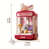 Claw Machine Toy, Party Clip Doll Gashapon Machine, Home Light And Music Two Power Supply Modes