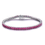 Gemstone Girls Fashion Simple Bright Silver Bracelet