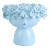 Resin Sculpture Fairy Vase Flower Pot Modern Home Desktop Storage Crafts Decor Abstract Wreath Holder
