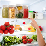 16 Pack Wide Mouth Jar Lids,Plastic Storage Caps for Canning Jars,Leak-Proond Anti-Scratch Resistant Surface