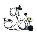 Motorola Motorcycle Helmet Headset Finger PTT Dual Speaker Walkie Talkie Earpiece for TLKR T3 T4 T60 T80 MR350R Radio Accessory