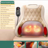Electric Heating Massage Pillow Shoulder Back Kneading Neck Massager Health Care Relaxation Equipment Muscle Pain Relief Home