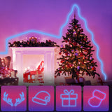 LED Strip Light 12V RGB Rope with Music Sync Timer IP65 Waterproof DIY Neon Lights for Bedroom Indoors Outdoors