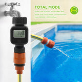 SGS05Garden wMeter Digital Display Consumption Tester Water wVelocity Detector Garden Plant Watering Accessory