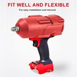 49-16-2767 High Protective Boot for Milwaukee M18 FUEL Torque Impact Wrench 2767-20 & 2863-20 Red