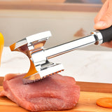 1pc Meat Tenderizer, Meat Hammer, Dual-Sided Kitchen Meat Mallet With Non-Slip Grip, Heavy Duty Metal Meat Pounder