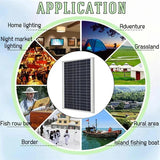 300W Solar Panel + 10A/20A/30A/40A/50A/60A/100A Charge Controller Set 12V Energy Charging Plate High Efficiency Power Bank