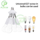 E27 screw mouth one turn multiple head lighting holder base converter DIY lamp accessories