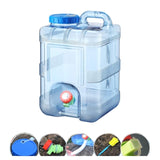 Camping Water   Plastic Water Container Outdoor Water Bucket Easy Use NEW