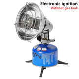 Mini Electronic Ignition Outdoor Heater Small Sun Portable Heating Stove Without Gas Tank For Camping Fishing