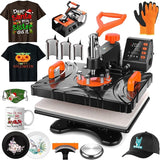 8 In 1 Combo Heat Press Magic Mug Sublimation T-Shirt Printing hine Price P8100-8