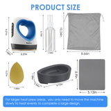 Mini Heat Transfer Press - T-Shirt Printing Made Easy. Portable DIY Home Tool for Blankets, Leather & More.