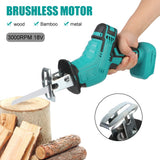 Electric Reciprocating Saw Electric Saw for Makita 18V Battery 18V 3000rpm/min Cutting Machine Tool Replacement Metal Wood