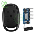 DC12/24V Brush Motor Driver Controller Forward Reverse Module 433Mhz Wireless Remote Control Board overcurren/Blocking Stop 1-8A