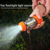 Retro Hanging Lamp Portable Camping Lamp Outdoor Hanging Tent Lamp Flashlight Multifunctional Rechargeable Lighting