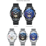 GUANQIN Men's Military Watch High Quality Automatic Mechanical Bracelet Stainless Steel Sapphire Automatic Mechanical Movement