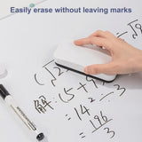 Adsorbable Whiteboard Eraser Easy Use Wipe Clean Helpful Classroom Magnetic Black Board Brush School Supplies