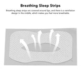 100pcs Strips Snore Reducing Seldhesive Less Breathing Sleep Mouth Tape Non woven fabric