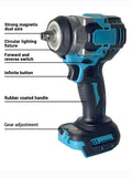 Impact Cordless Electric Wrench for 18V Battery Screwdriver Large Torque Auto Repair Power Tools