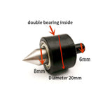 Revoing Center Head Live Centre Heads 6mm Shank For Lathe hineLathe Accessories