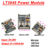 LT3045 Power Module upgrade LT1963 78MO5 LT1117 TO252 ear voltage regulator 5V 12V 15V Rmplifier Ham Radio Audio Circuit